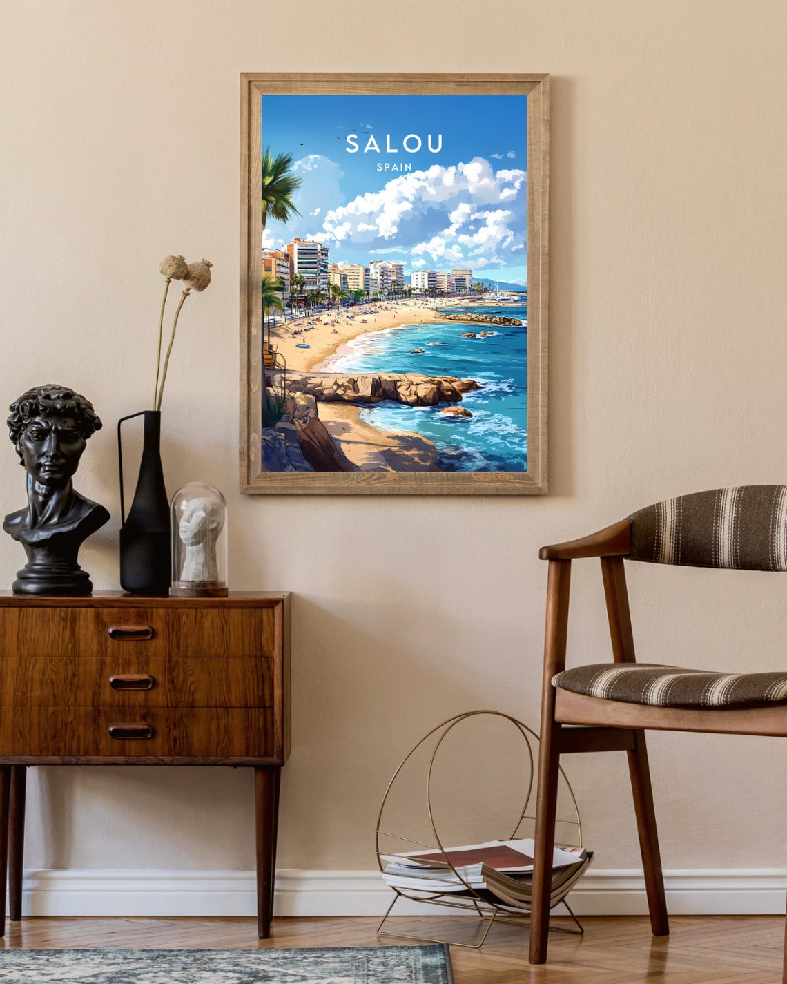 Salou Travel Print Spain Salou Poster Spain Poster Travel Wall Art Spain Print Spain Wall Art Europe Art Salou Print Spanish Print - Image 2