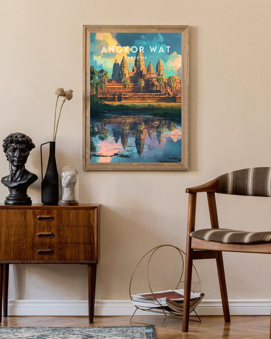 Angkor Wat Se Asia Travel Wall Art Print - Image 2
