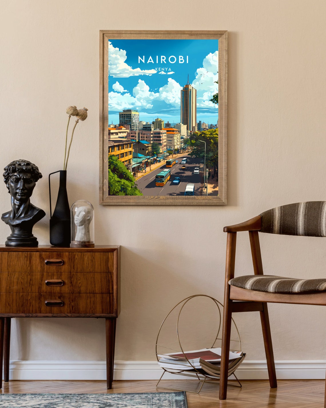 Nairobi Travel Print Kenya Kenya Poster Kenya Poster Travel Wall Art Kenya Print Nairobi Wall Art Kenya Africa Nairobi Kenya - Image 2
