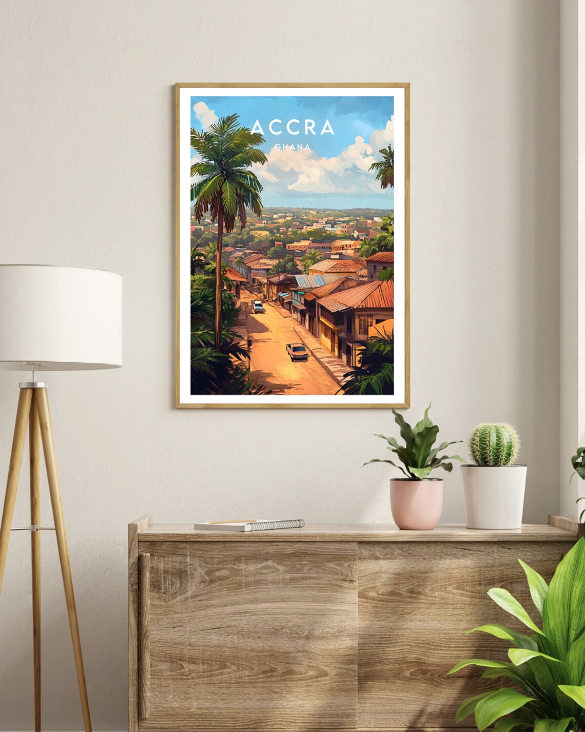 Accra Travel Poster, Ghana Africa Wall Art - Image 3