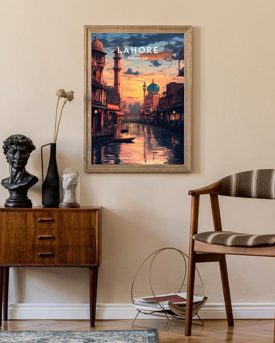 Lahore Travel Print Pakistan Lahore Poster Pakistan Poster Travel Wall Art Pakistan Print Lahore Wall Art Travel Poster Pakistan - Image 2