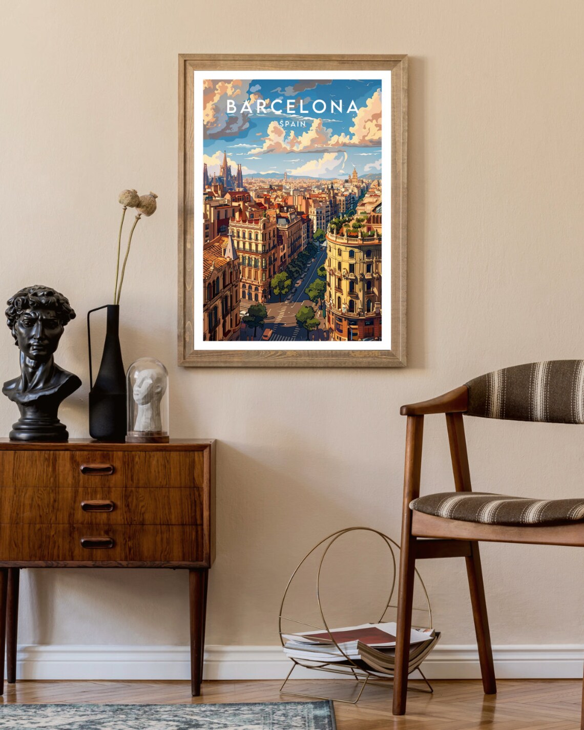 Barcelona Spain Travel Wall Art Poster - Image 2