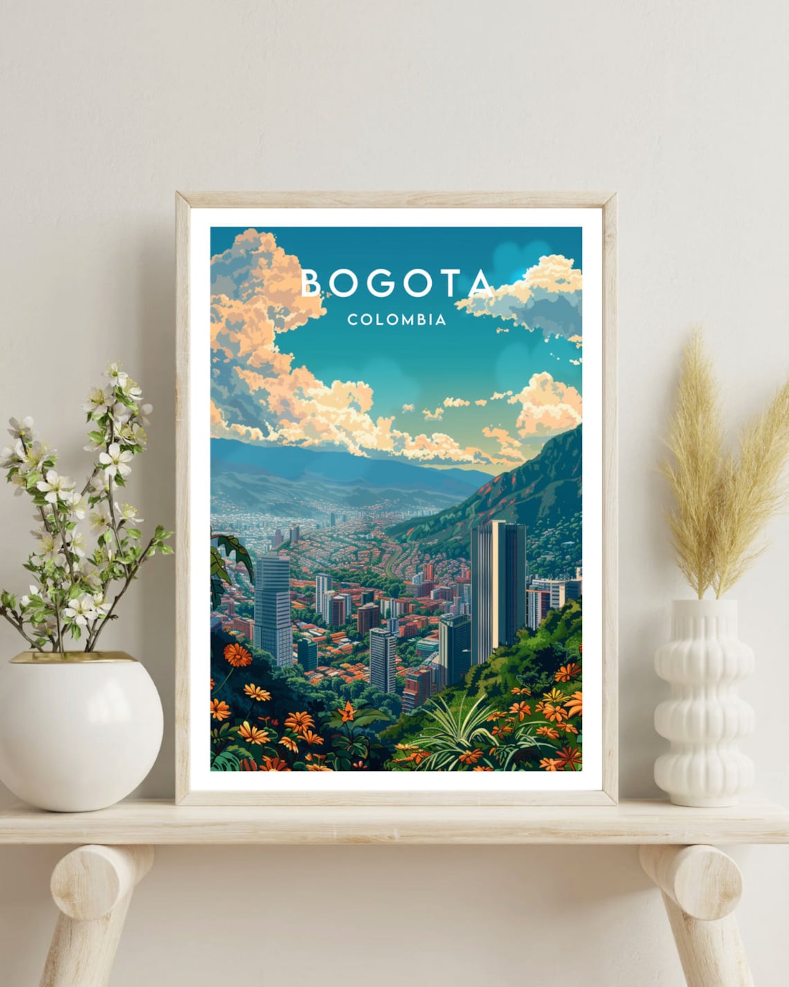 Bogota Travel Poster, Colombia South America - Image 4
