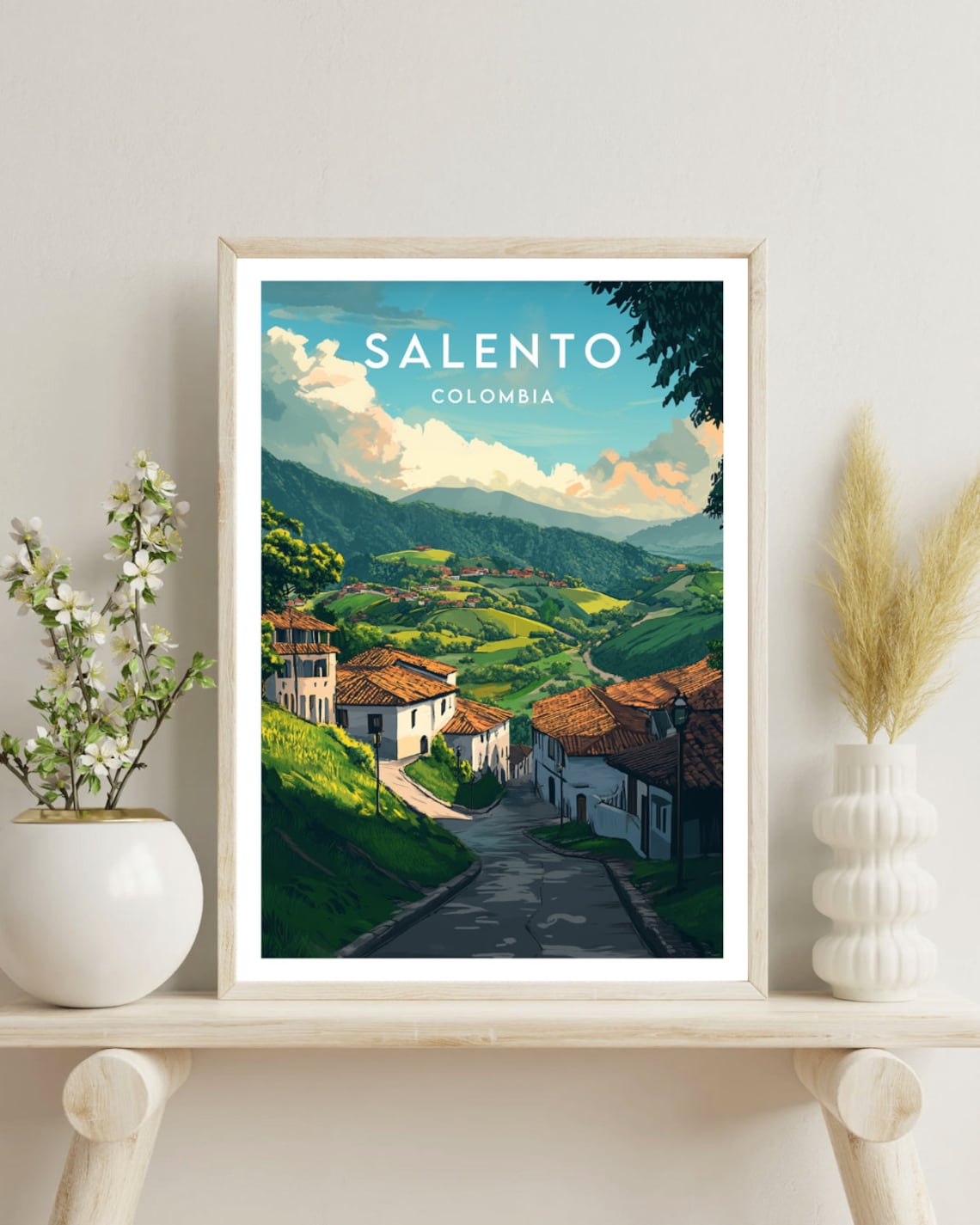 Salento Travel Poster, Colombia South America - Image 4