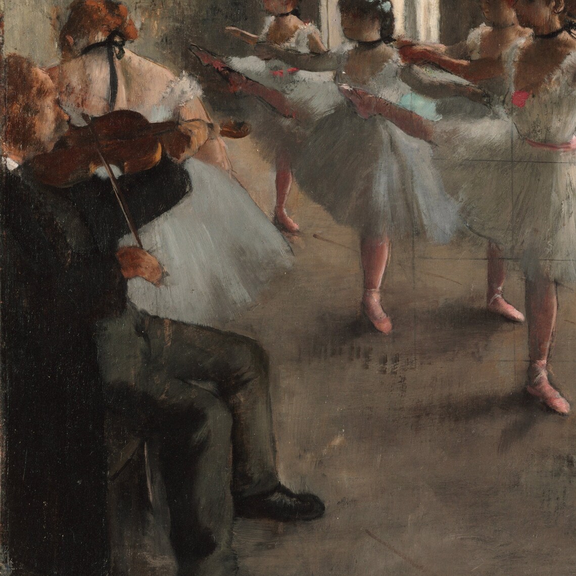 Degas The Rehearsal Ballet Dancers Studio Impressionist Scene Poster - Image 2