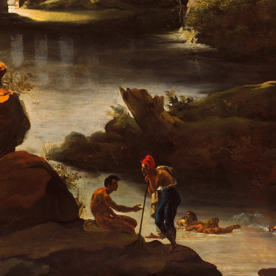 Evening Landscape by Théodore Géricault, Art Print - Image 3
