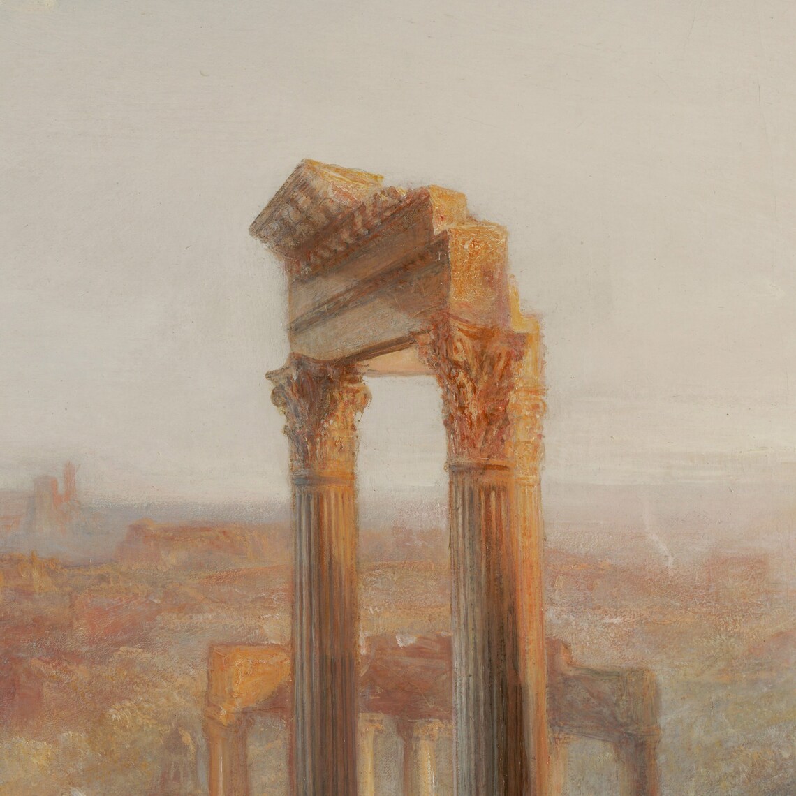 Modern Rome by JMW Turner Ancient Ruins Hazy Cityscape Poster - Image 2