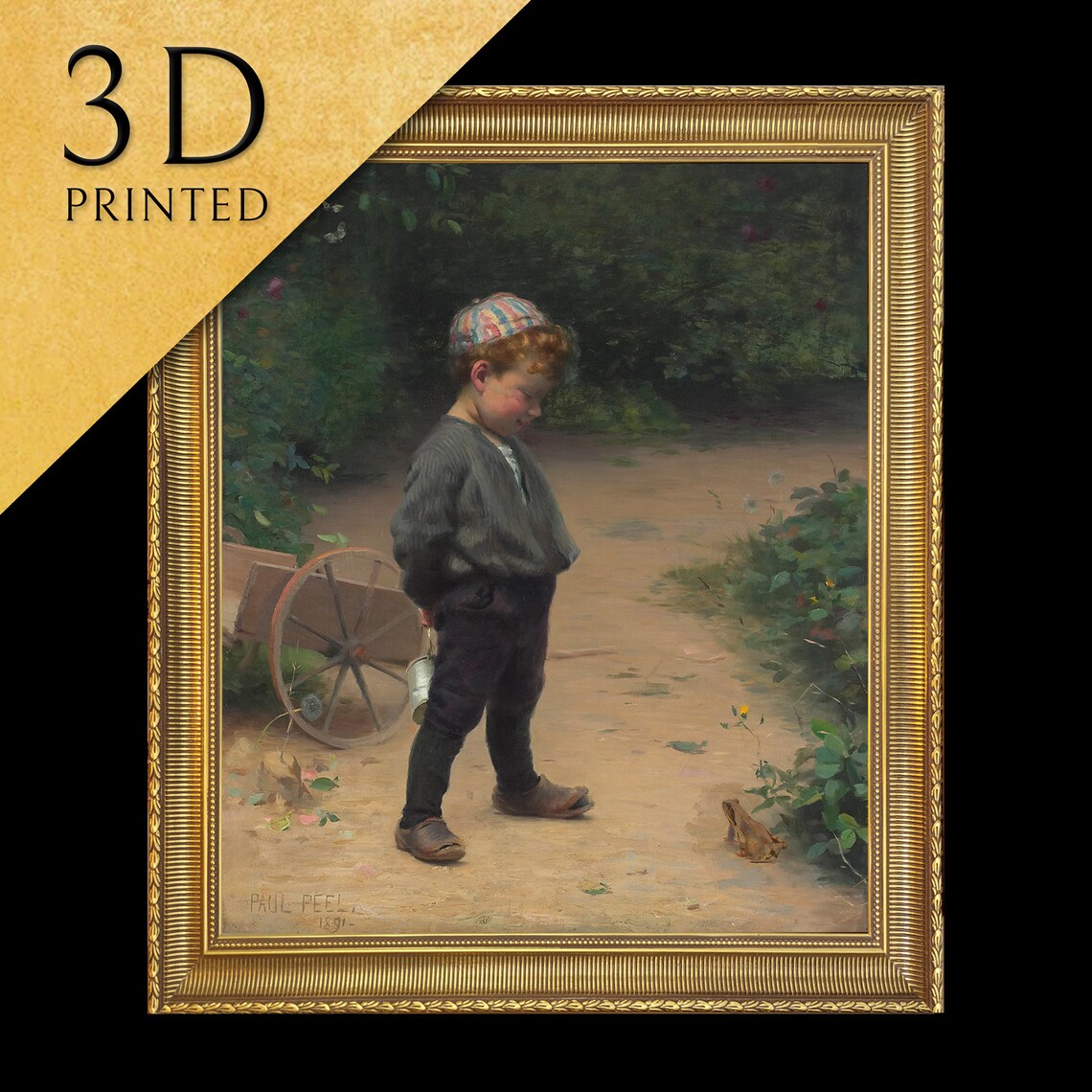 The Young Biologist by Paul Peel Art Print