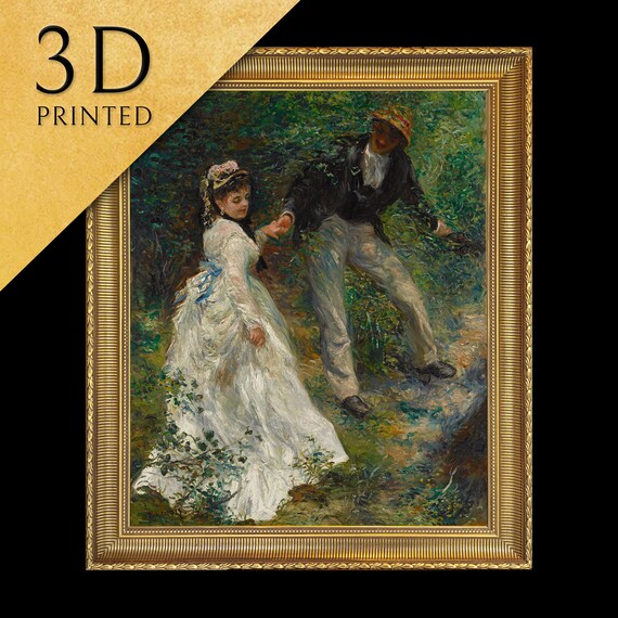 Renoir La Promenade Garden Stroll Impressionist Couple Poster
