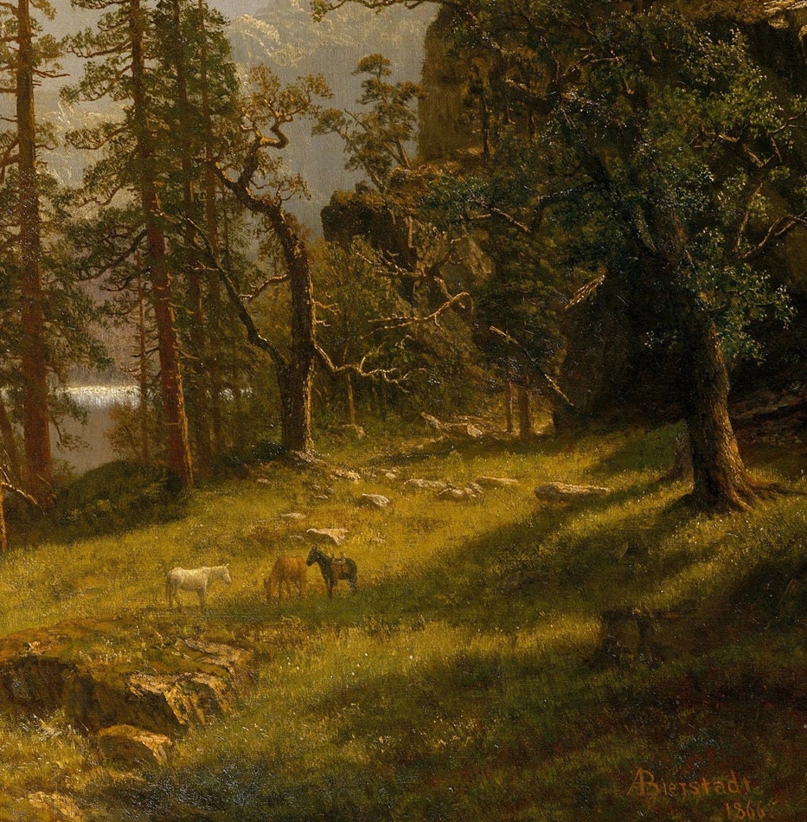 Alpine Lake Mirrored Beneath Towering Rocky Cliffs Art Poster - Image 3