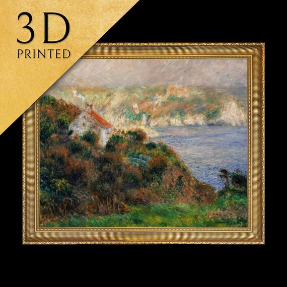 Fog On Guernsey By Pierre Auguste Renoir 3d Printed With Texture And Brush Strokes Looks Like Original Oil Painting