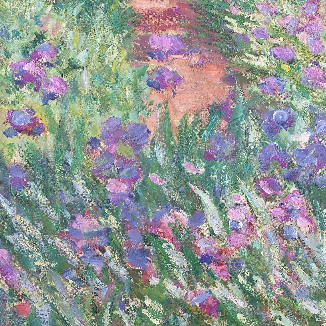 Monet The Artists Garden at Giverny Impressionist Art Poster - Image 2
