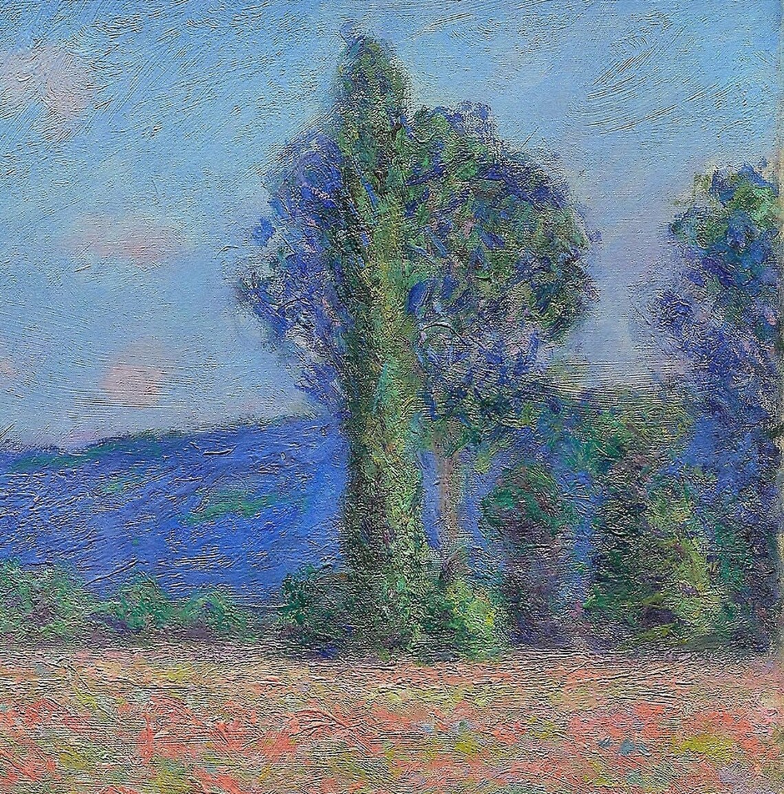 Claude Monet Giverny Poppy Field Red Poppies Blue Sky Poster - Image 3