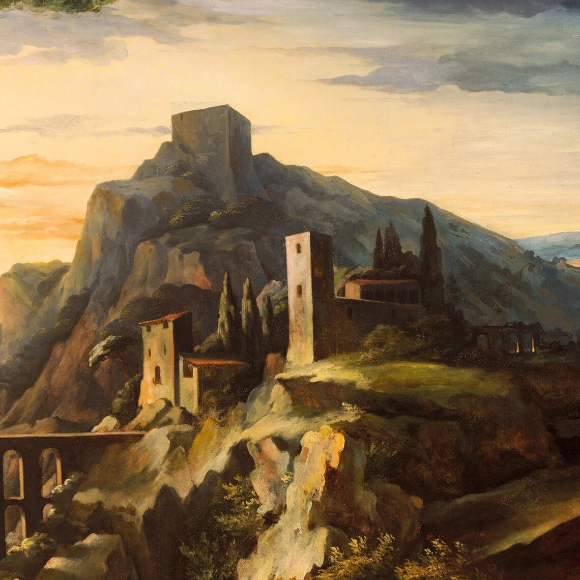 Evening Landscape by Théodore Géricault, Art Print - Image 2