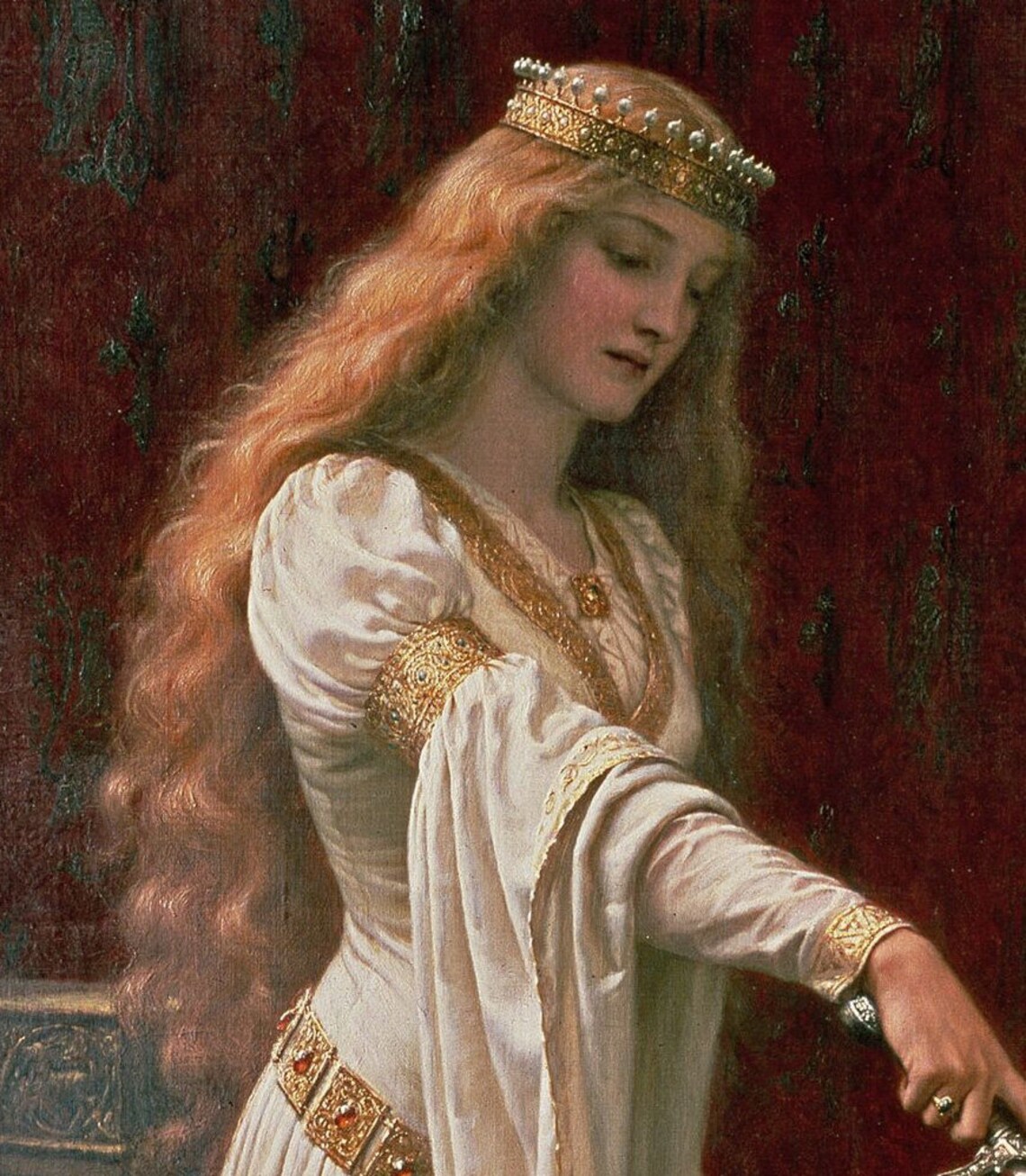 The Accolade by Edmund Blair, Oil-Painting-Style Print - Image 3