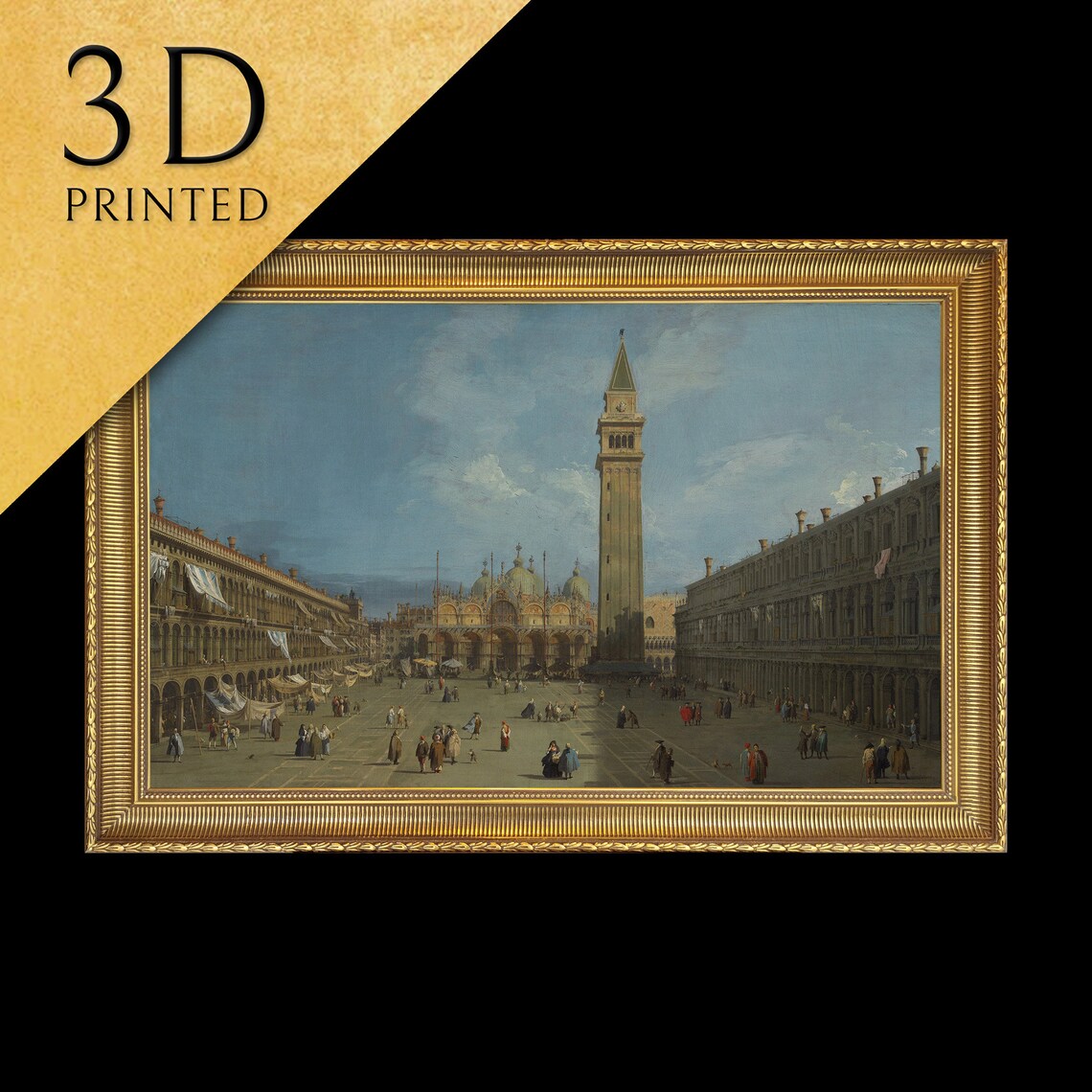 Canaletto Piazza San Marco Venice Campanile Italian Cityscape Print