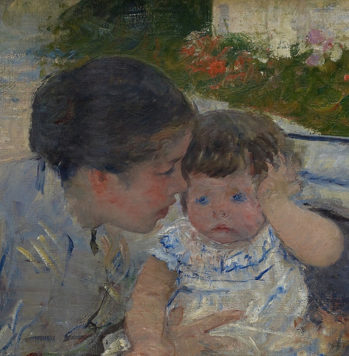 Mary Cassatt Susan Comforting Baby Mother Child Impressionist Poster - Image 3
