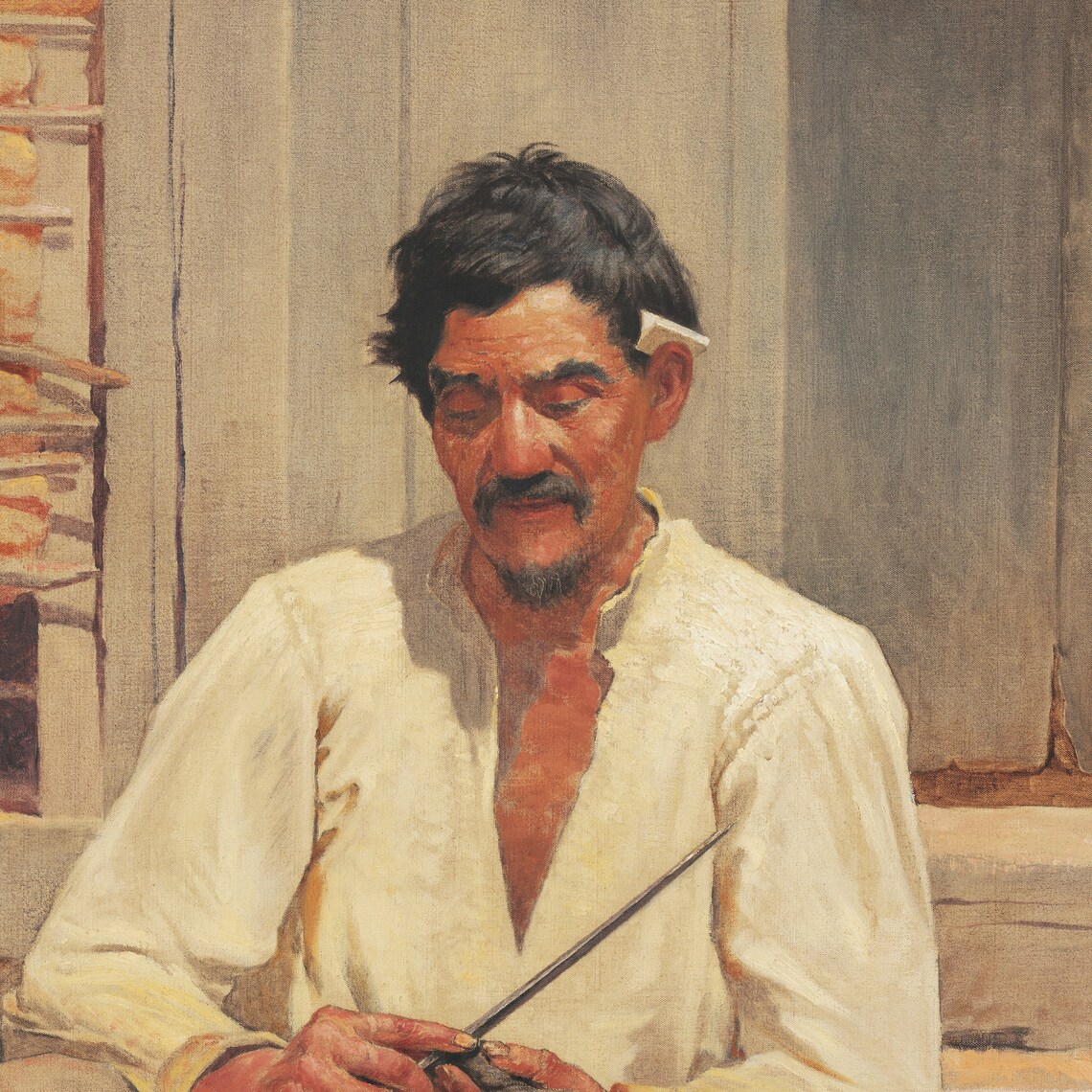Jose Ferraz Almeida Junior Caipira Picando Fumo Rural Poster - Image 3