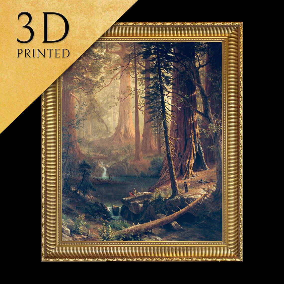 Giant Redwood Trees Of California, Landscape Art Print