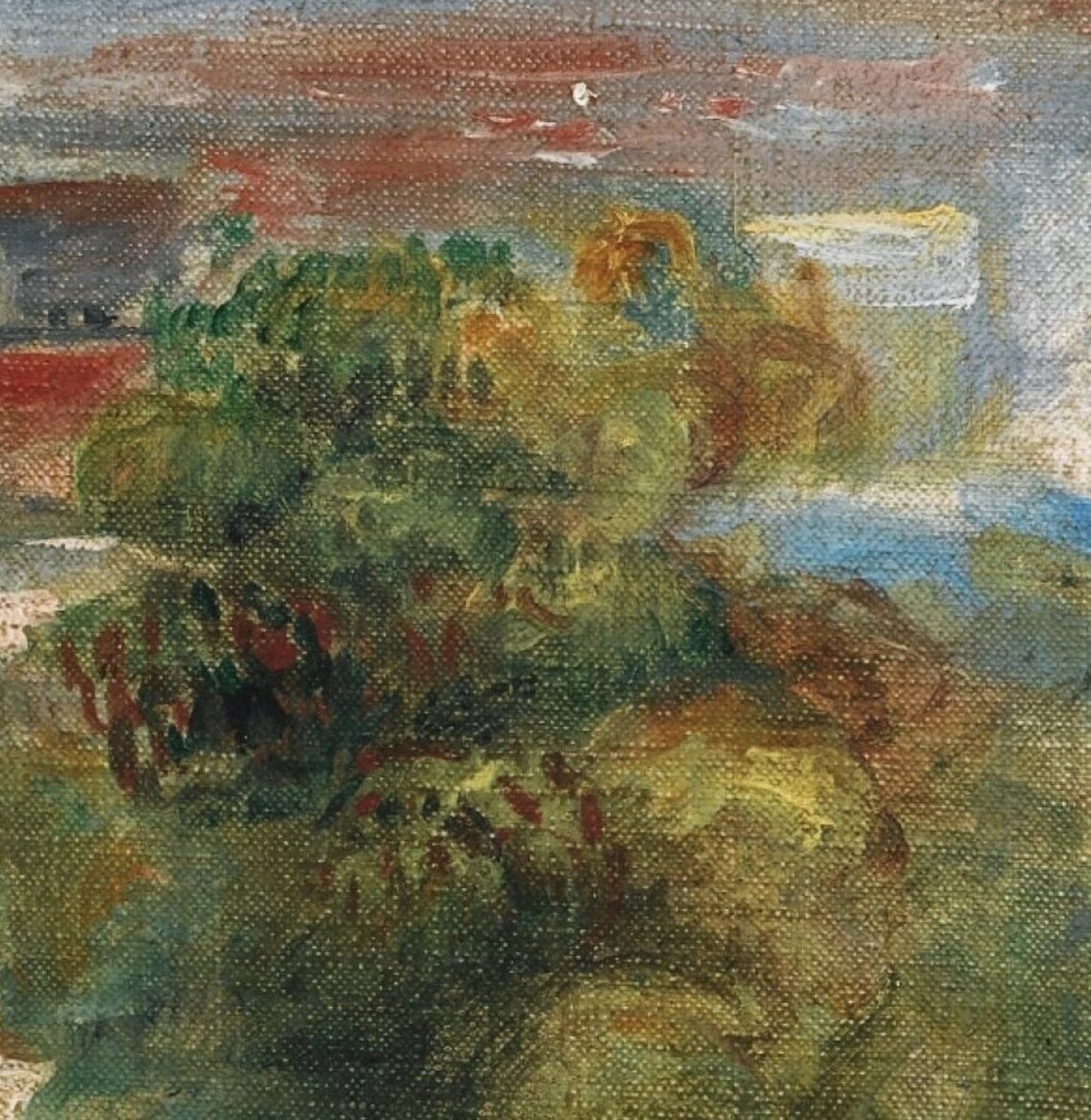 Paysage By Pierre Auguste Renoir 3d Printed With Texture And Brush Strokes Looks Like Original Oil Painting - Image 2