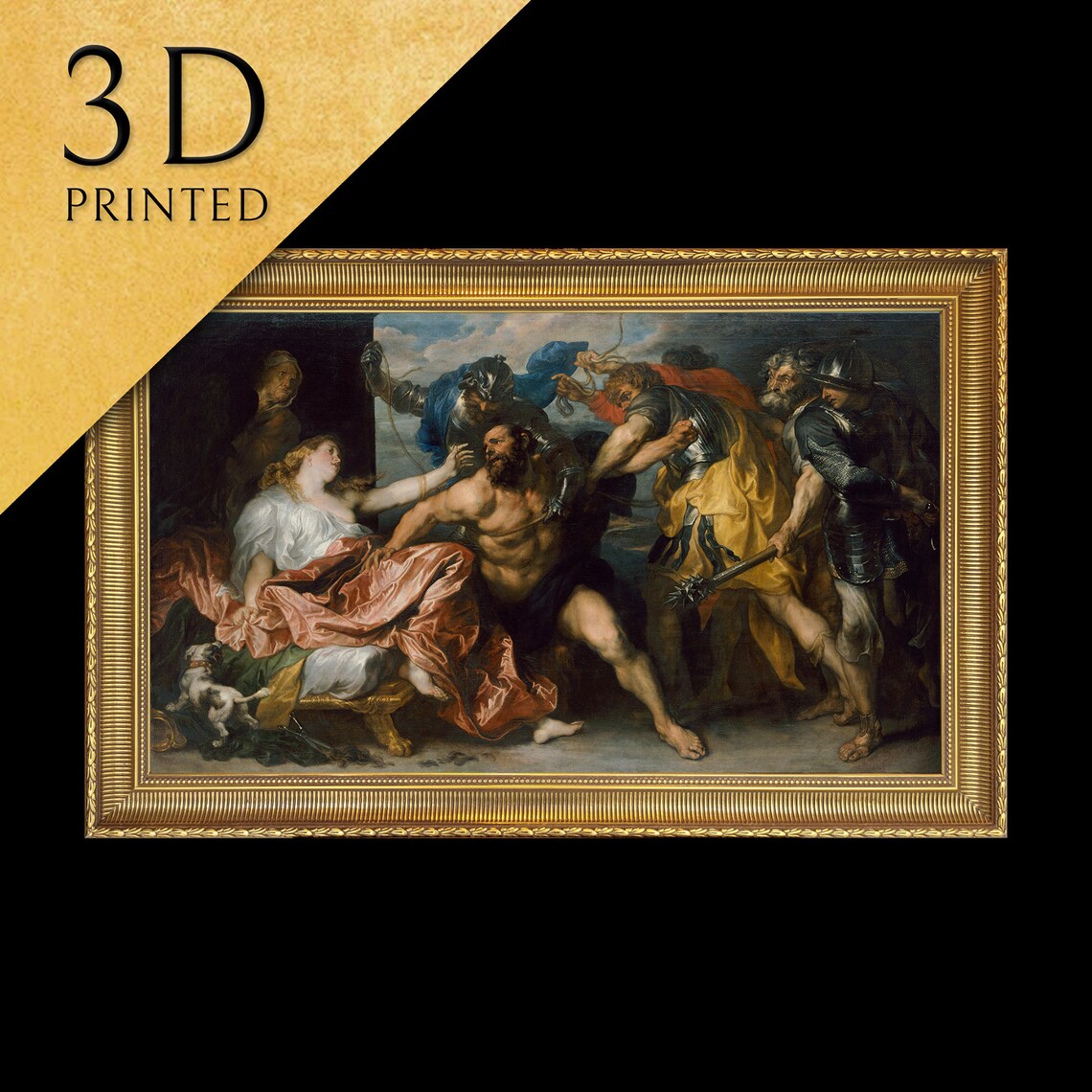 Samson And Delilah, Van Dyck-Inspired Art Print