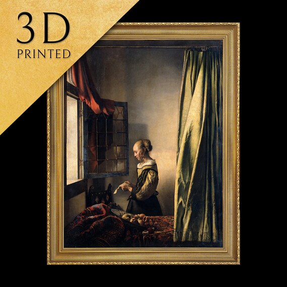 Johannes Vermeer Girl Reading a Letter at an Open Window Print