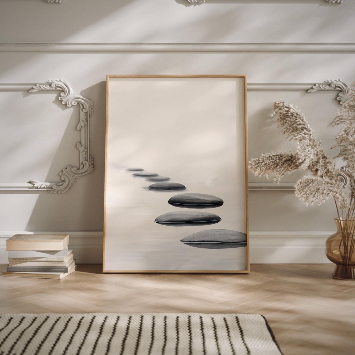 Path Of Tranquility, Minimalist Japandi Art Print - Image 2