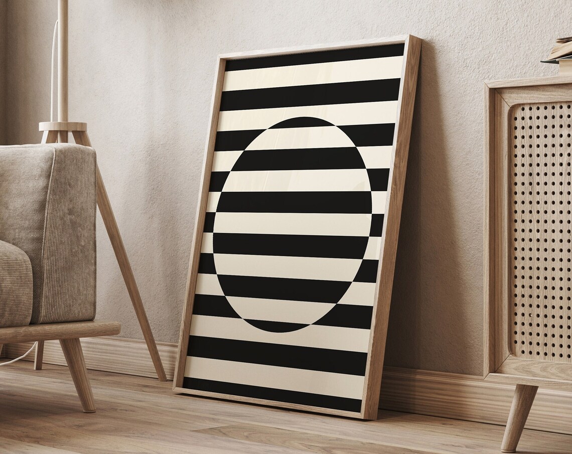 Bauhaus Poster Art, Mid-Century Modern Print