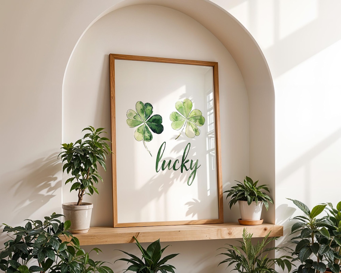Lucky With Four Leafed Clovers, Home Decor