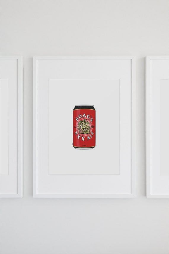 Boags Xxx Ale, Beer Series Print