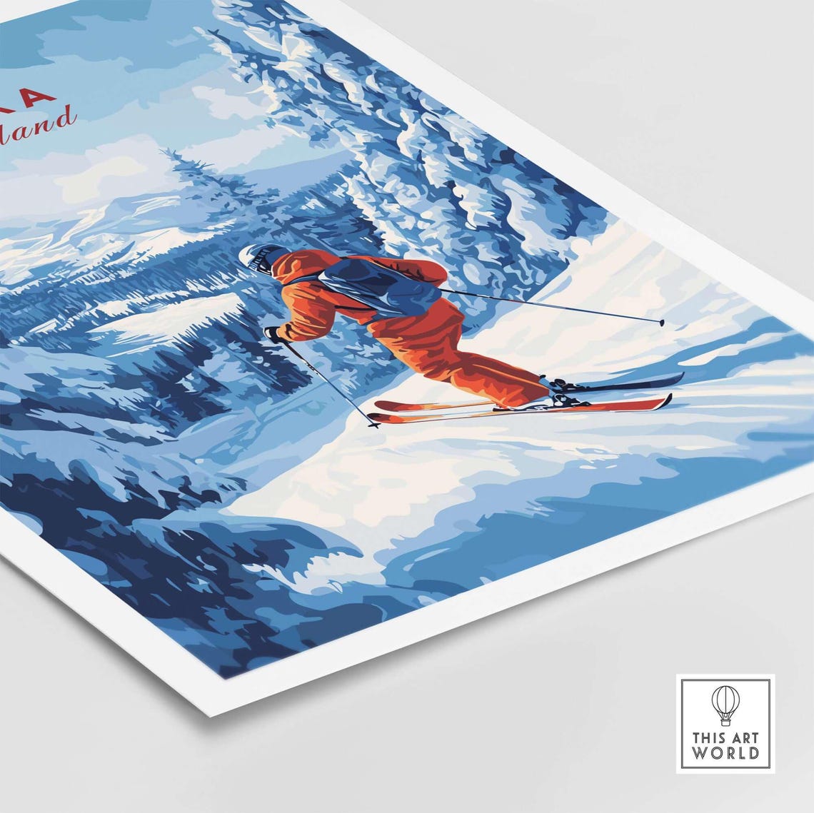 Ruka Ski Resort, Winter Sports Poster - Image 5