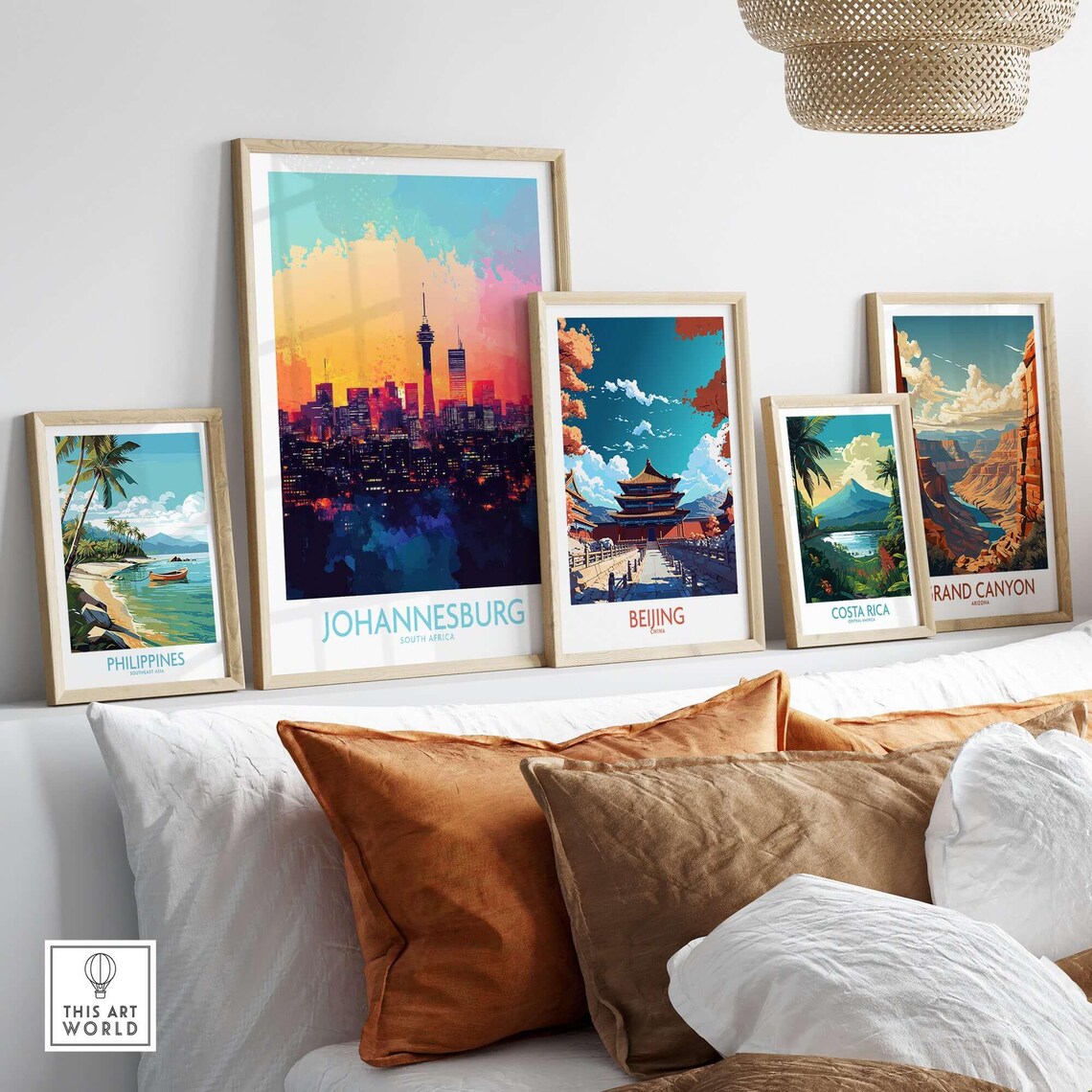 Johannesburg Skyline - Modern Cityscape Poster - Image 3