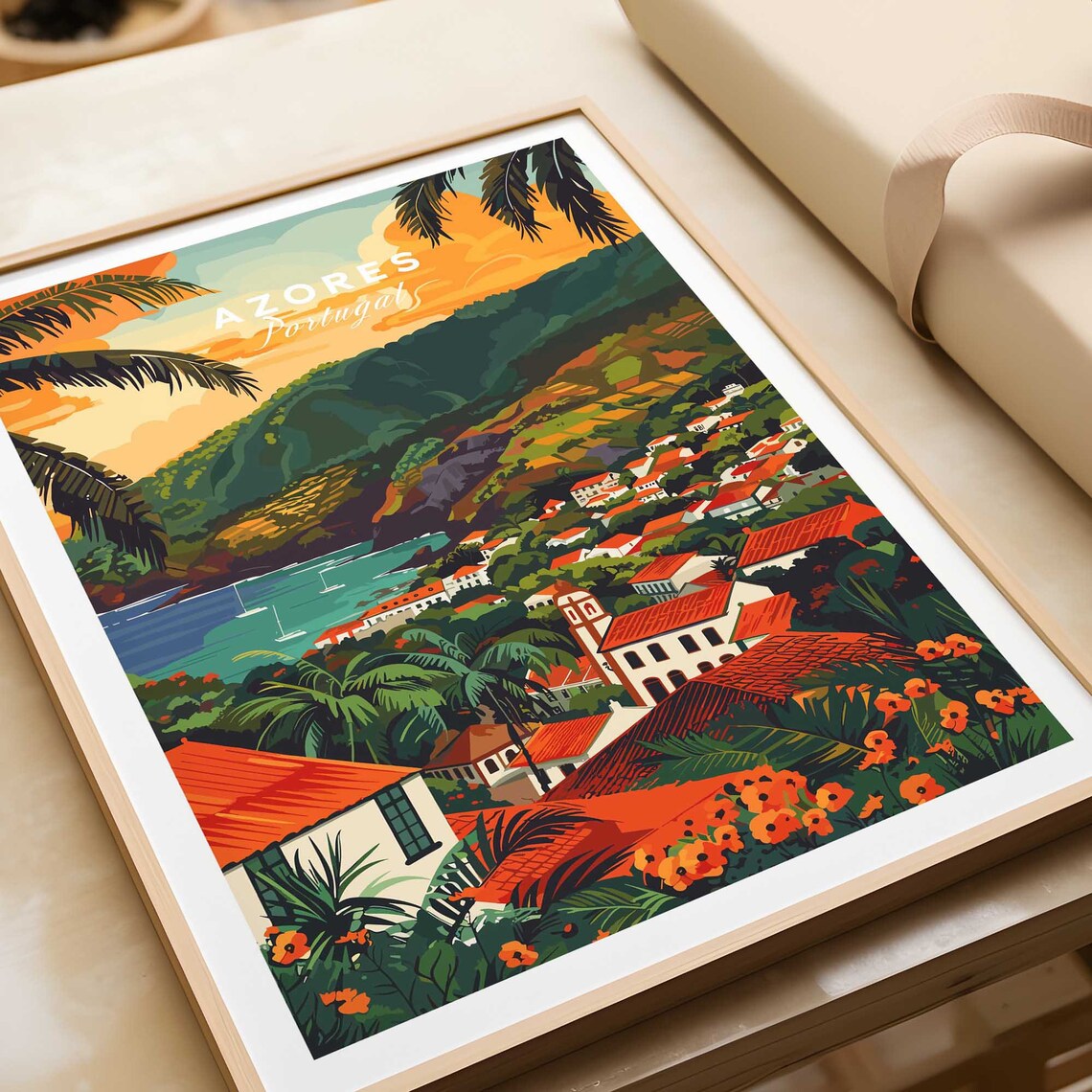 Azores Travel Poster, Portugal Wall Art Print - Image 4