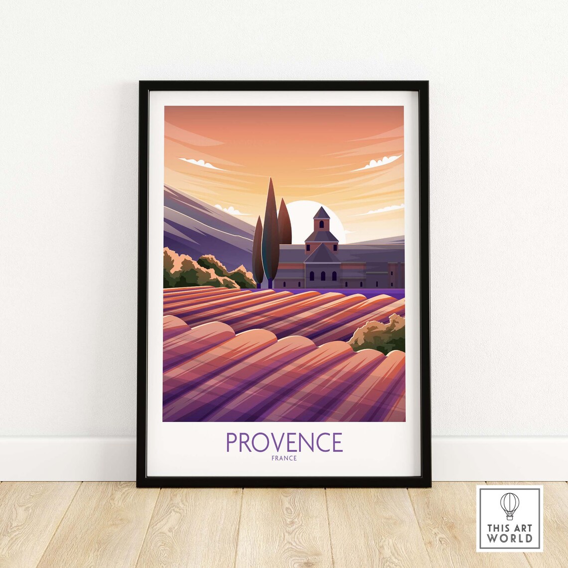 Provence France Travel Poster, Vintage Travel Poster