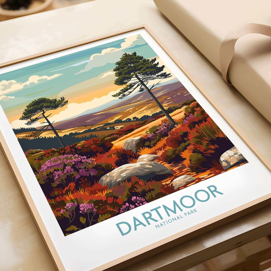 Dartmoor National Park Poster Print, Nature Decor