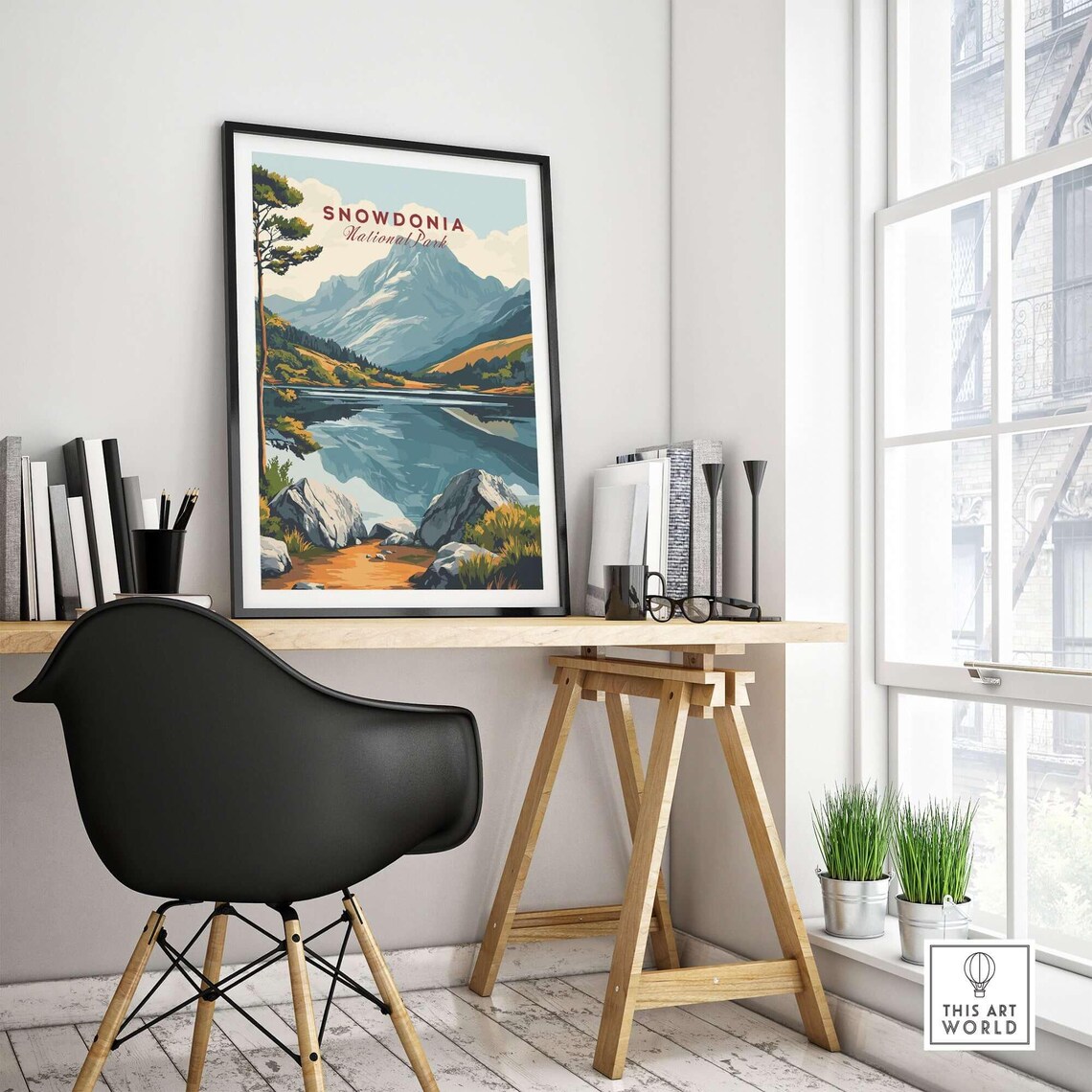 Snowdonia National Park - Vintage Travel Poster - Image 4