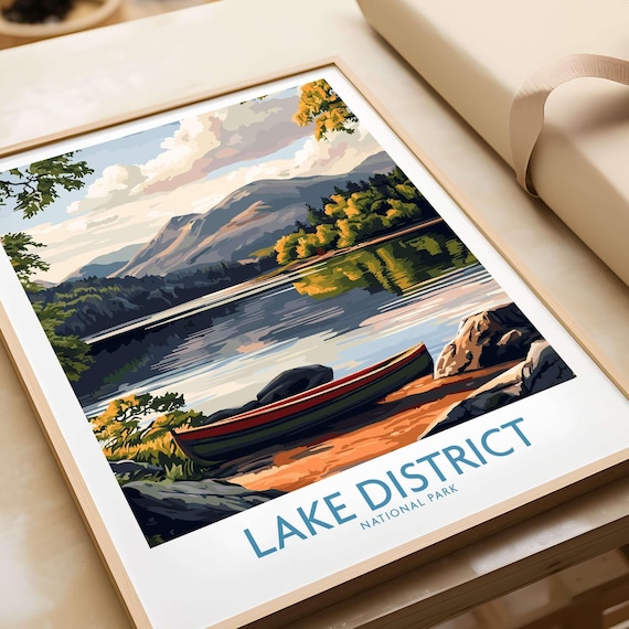 Lake District Art Print, Cumbria England