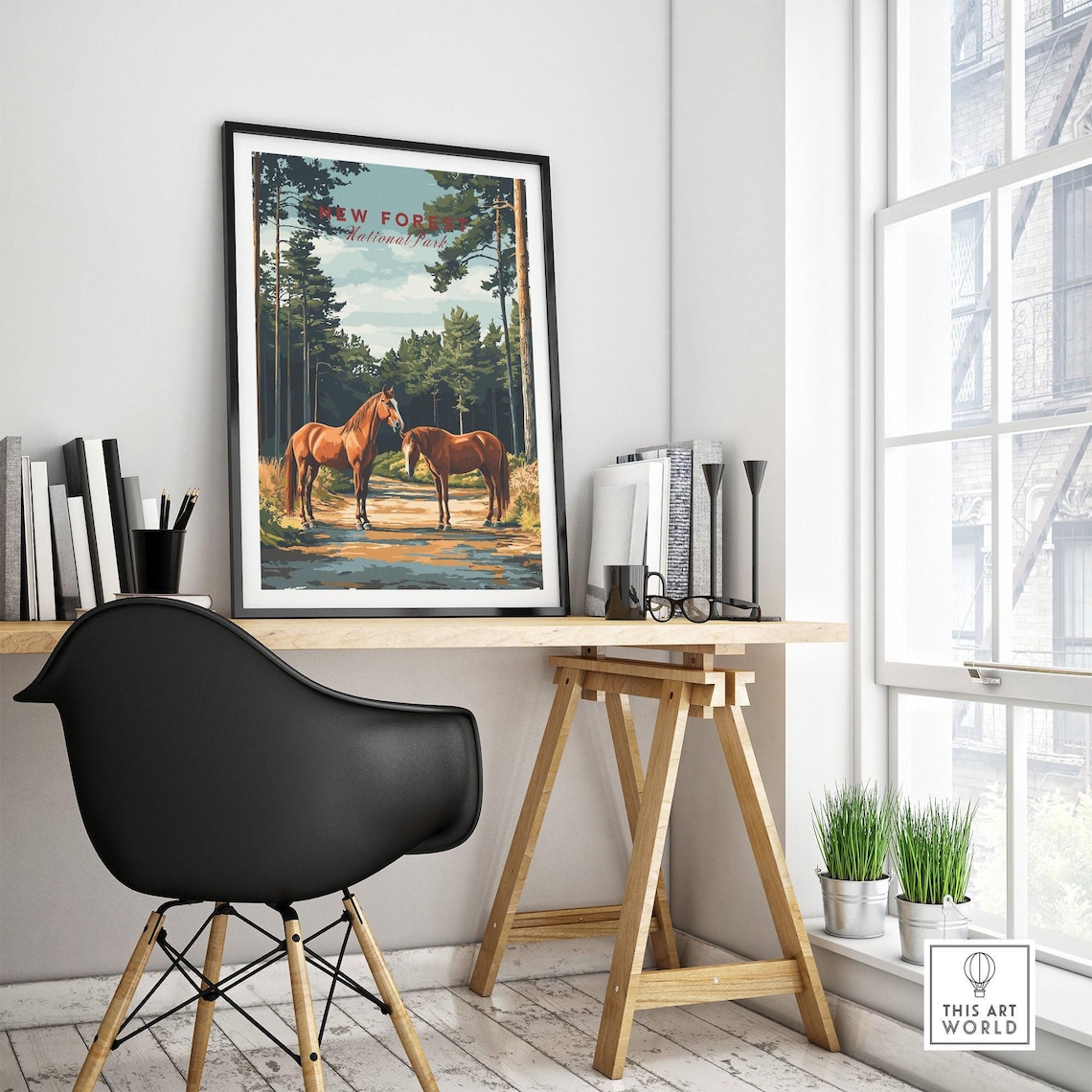 New Forest National Park Travel Poster - Image 4