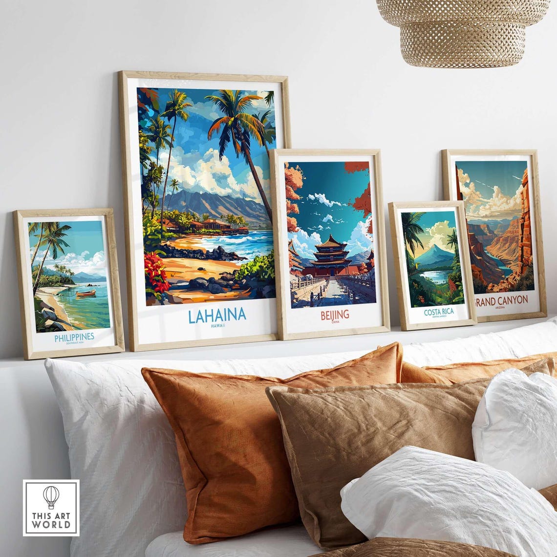 Lahaina Beach Scene, Hawaii Art Print - Image 3