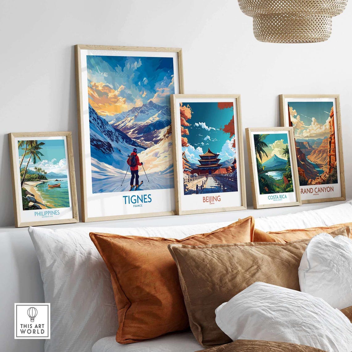 Tignes Ski Resort, Winter Sports Artwork - Image 3