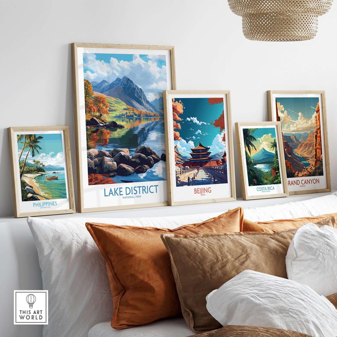 Lake District Travel Poster, Cumbria England - Image 3