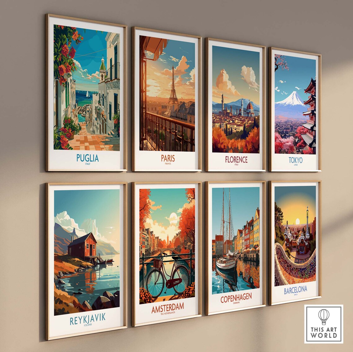 Puglia Italy Travel Poster, Unique Souvenir Decor - Image 3