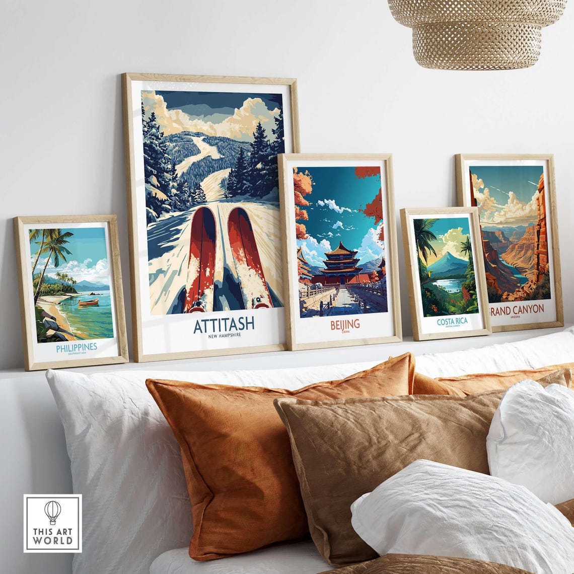 Attitash Ski Poster, New Hampshire Skiing Gift - Image 3