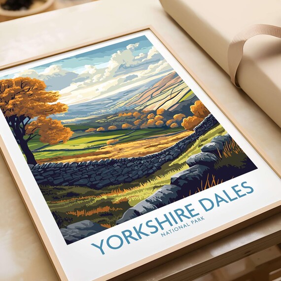 Yorkshire Dales National Park - Travel Poster
