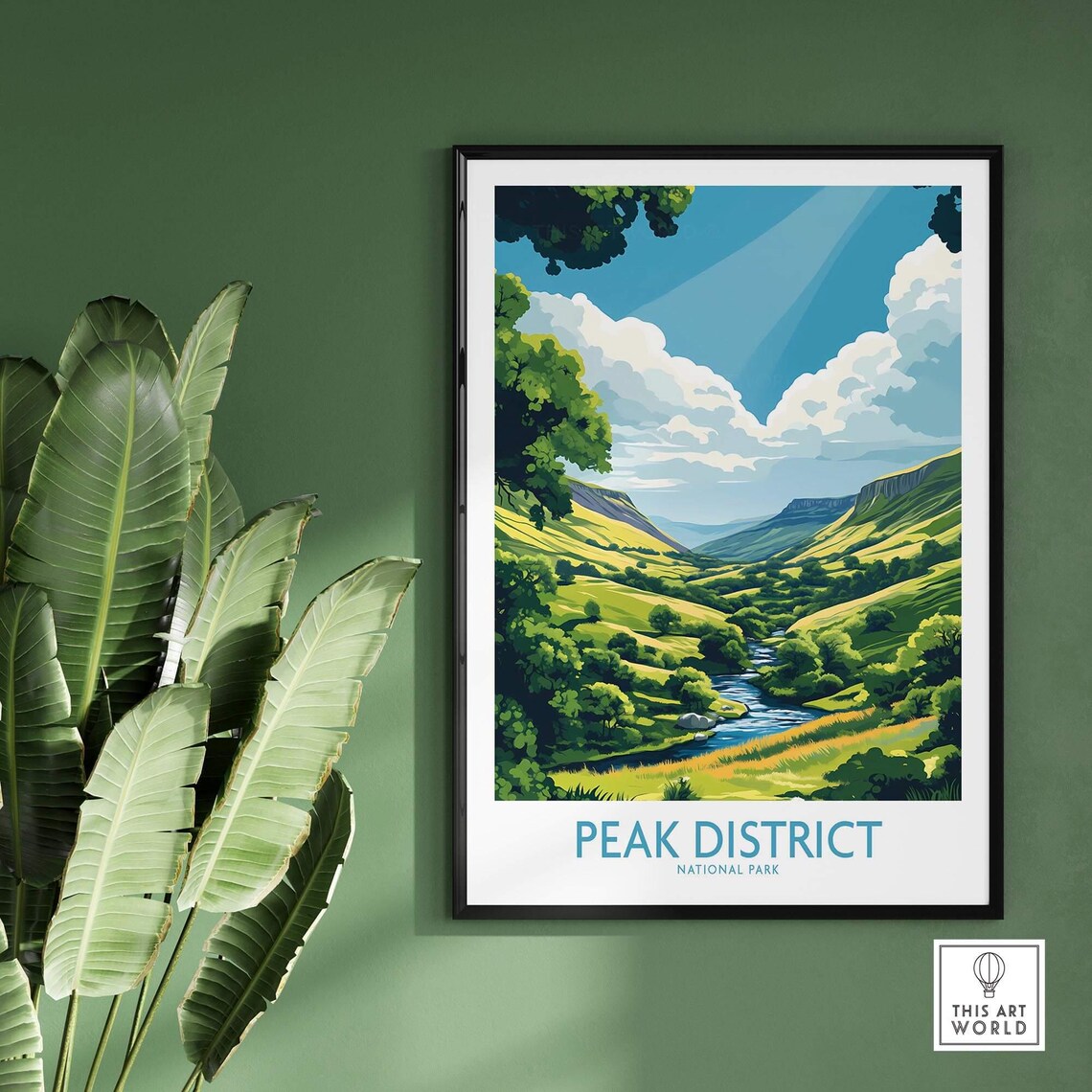 Peak District Travel Poster, National Park Illustration - Image 2