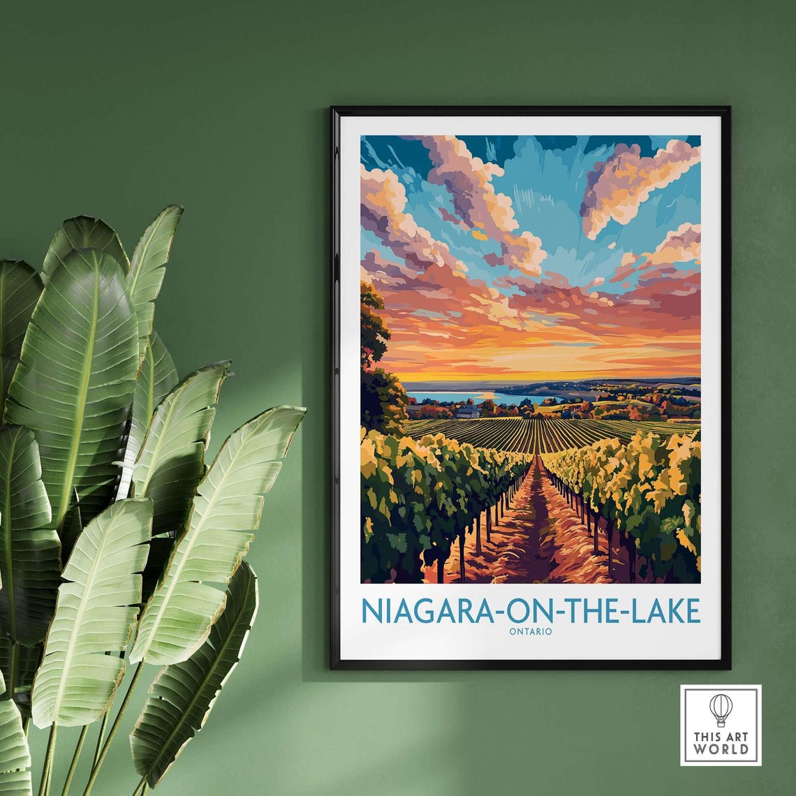 Niagara On The Lake Art Print, Vineyards - Image 2