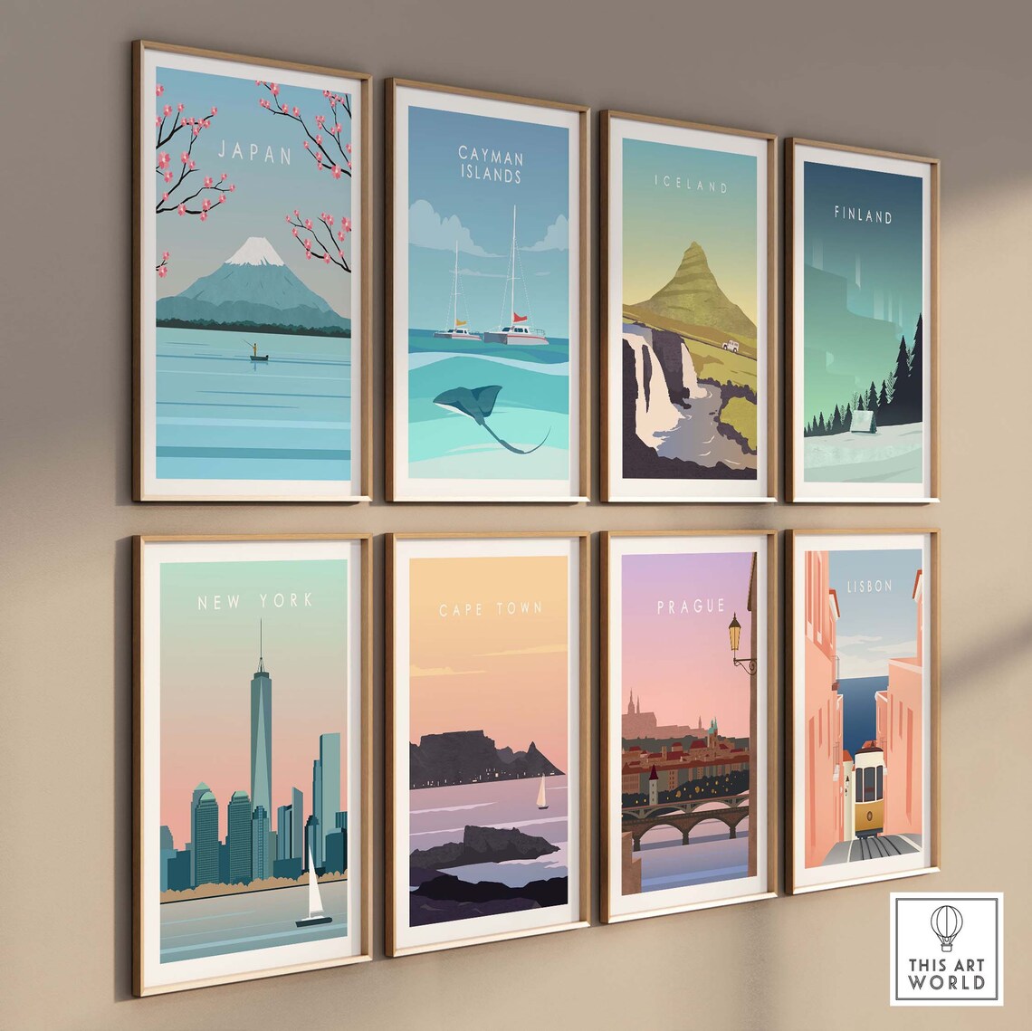 Japan Travel Poster, Mount Fuji Wall Art Print - Image 3