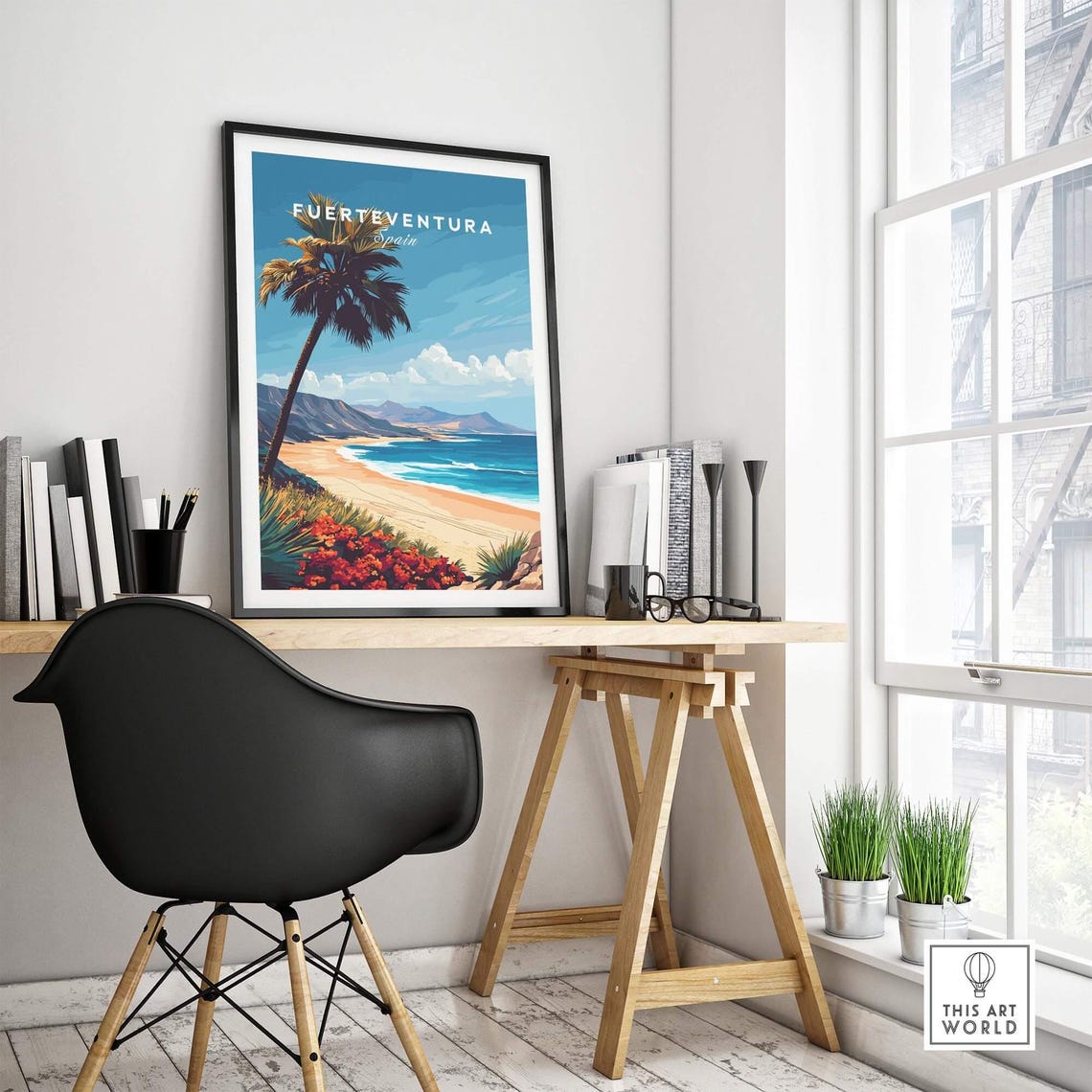 Fuerteventura Poster, Wall Decor Illustration - Image 4