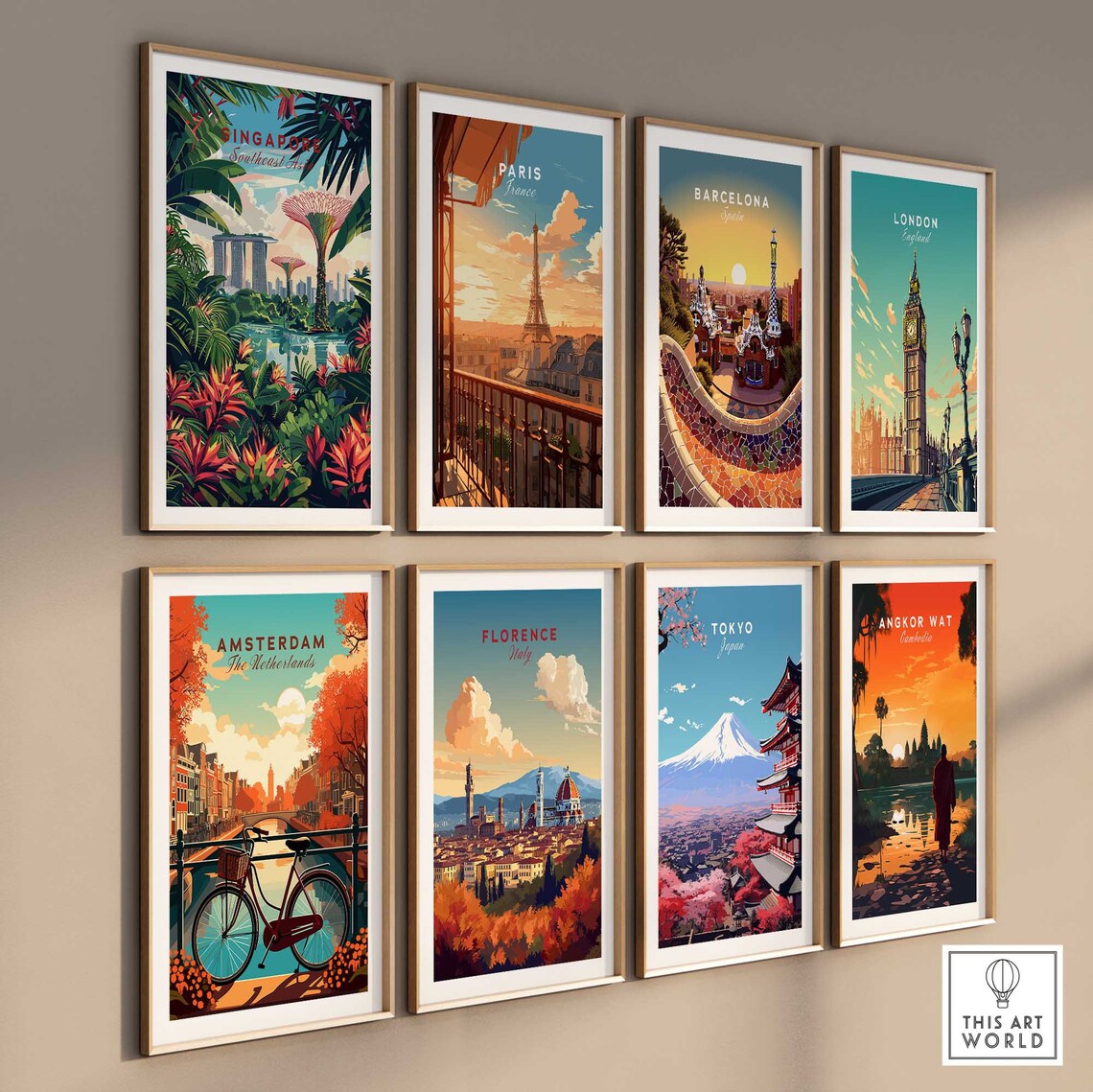 Singapore Marina Bay Travel Poster, Marina Bay Sands - Image 3