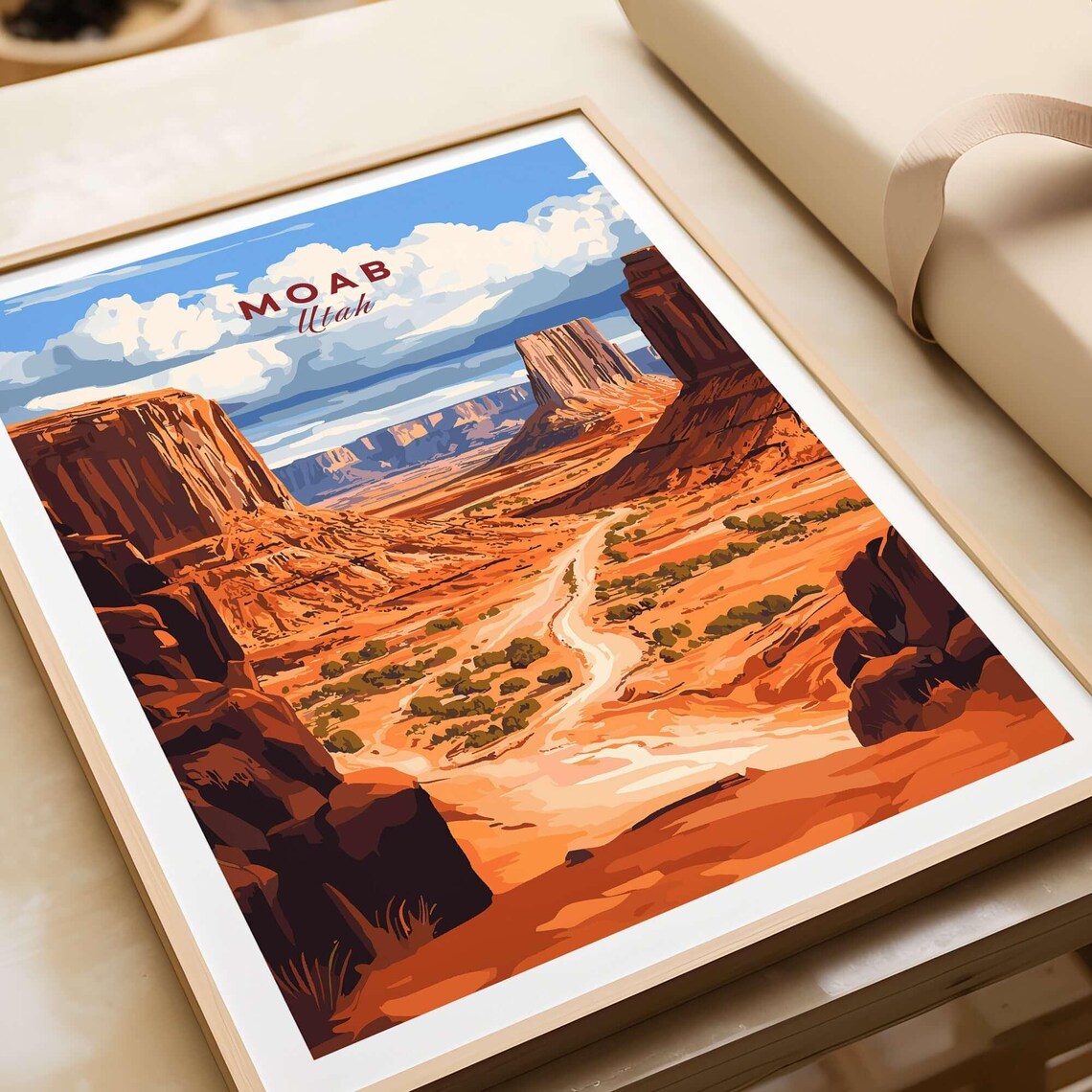 Moab, Utah Travel Poster Art Print for Home Decor - Image 3
